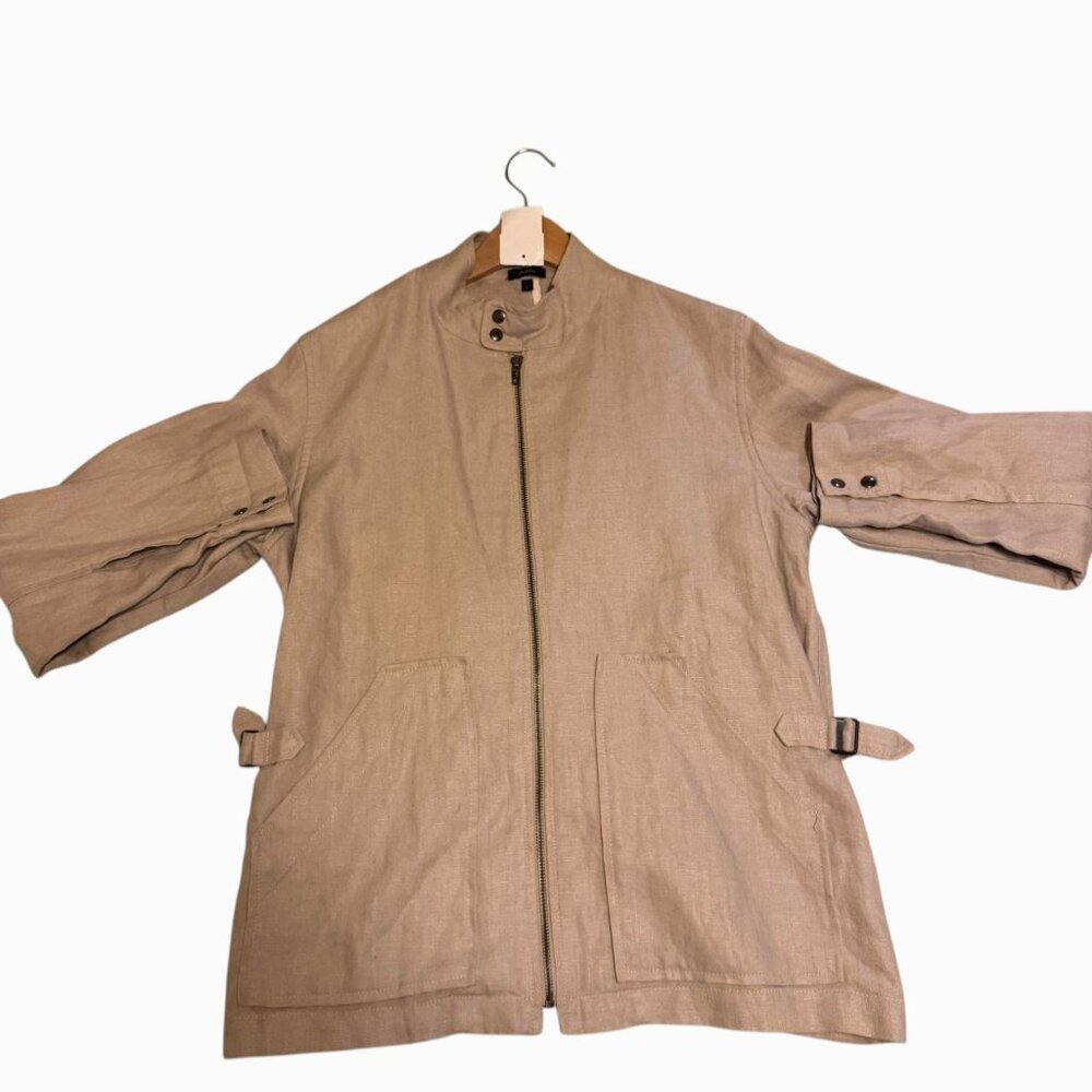 Jaspal Beige Linen Blend Jacket Women’s Size L